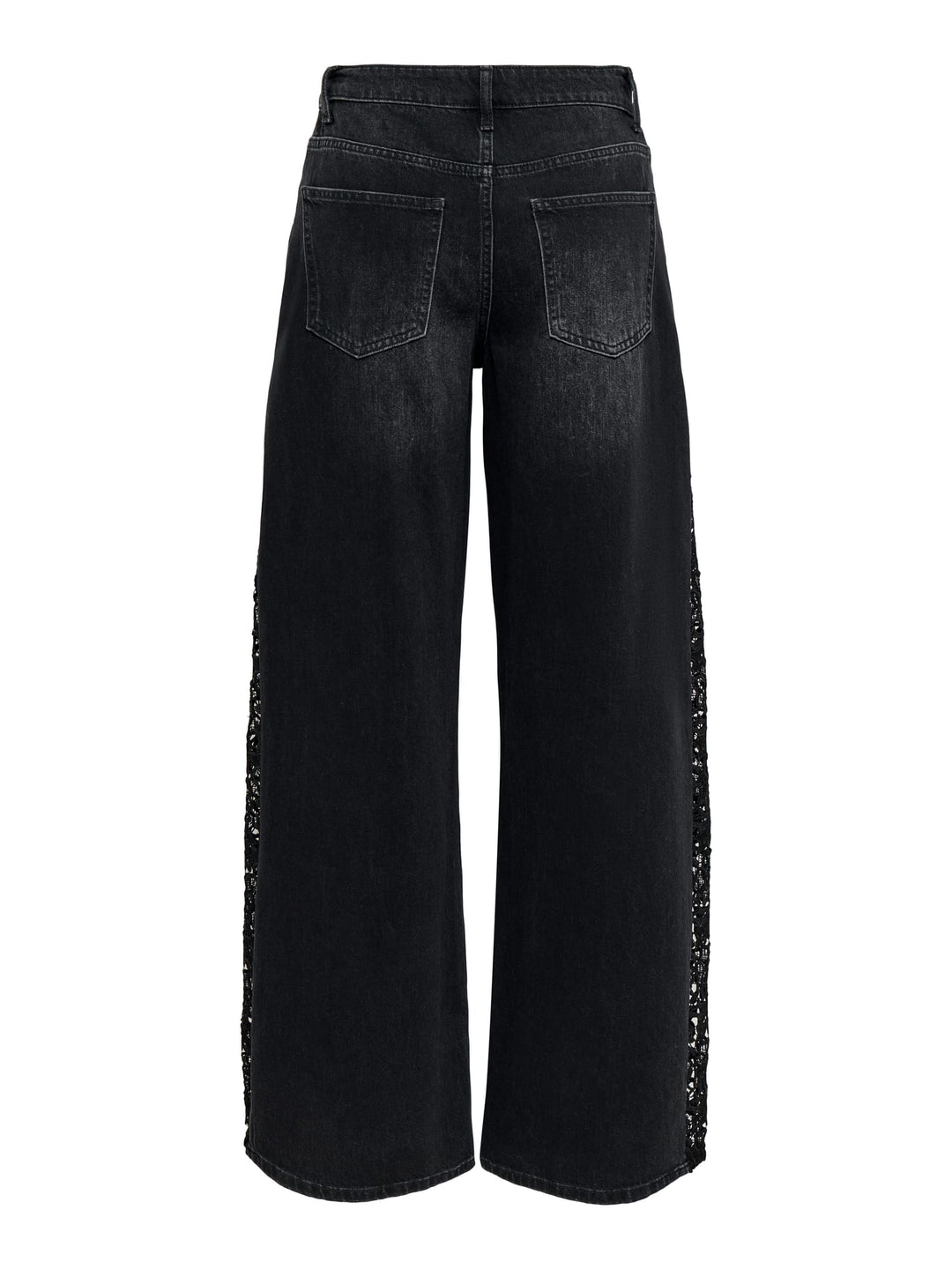 Only 15384847 Alanis loose fit jeans zwart denim – dames - Black Denim - L32