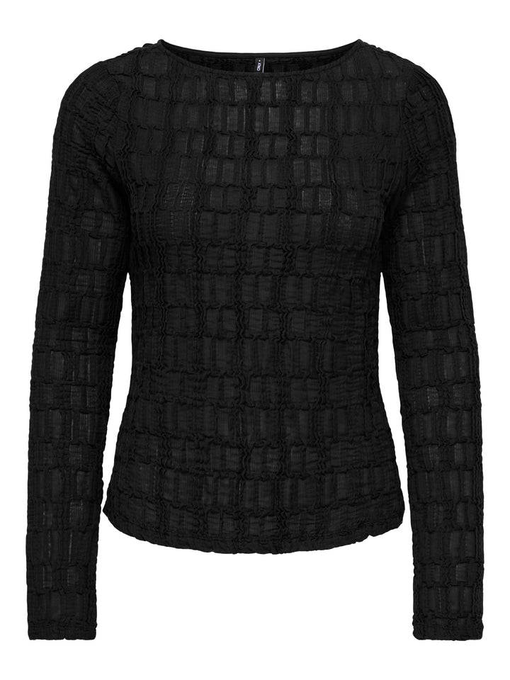 Only 15384706 jade top l/m dames zwart