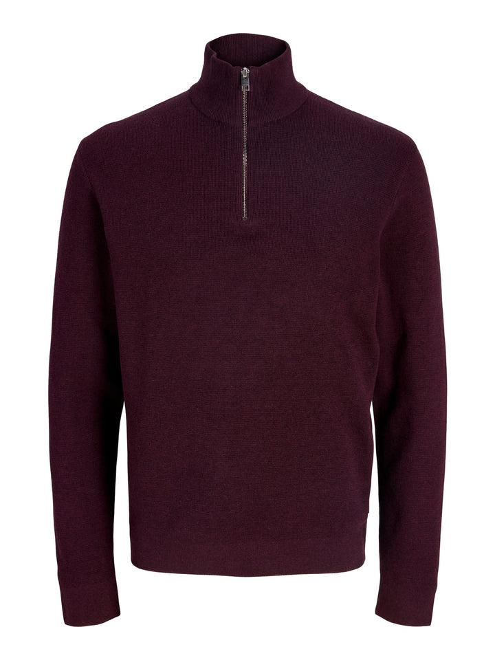 Jack &amp; Jones 12259664 Blamilano sweater bordeaux – heren