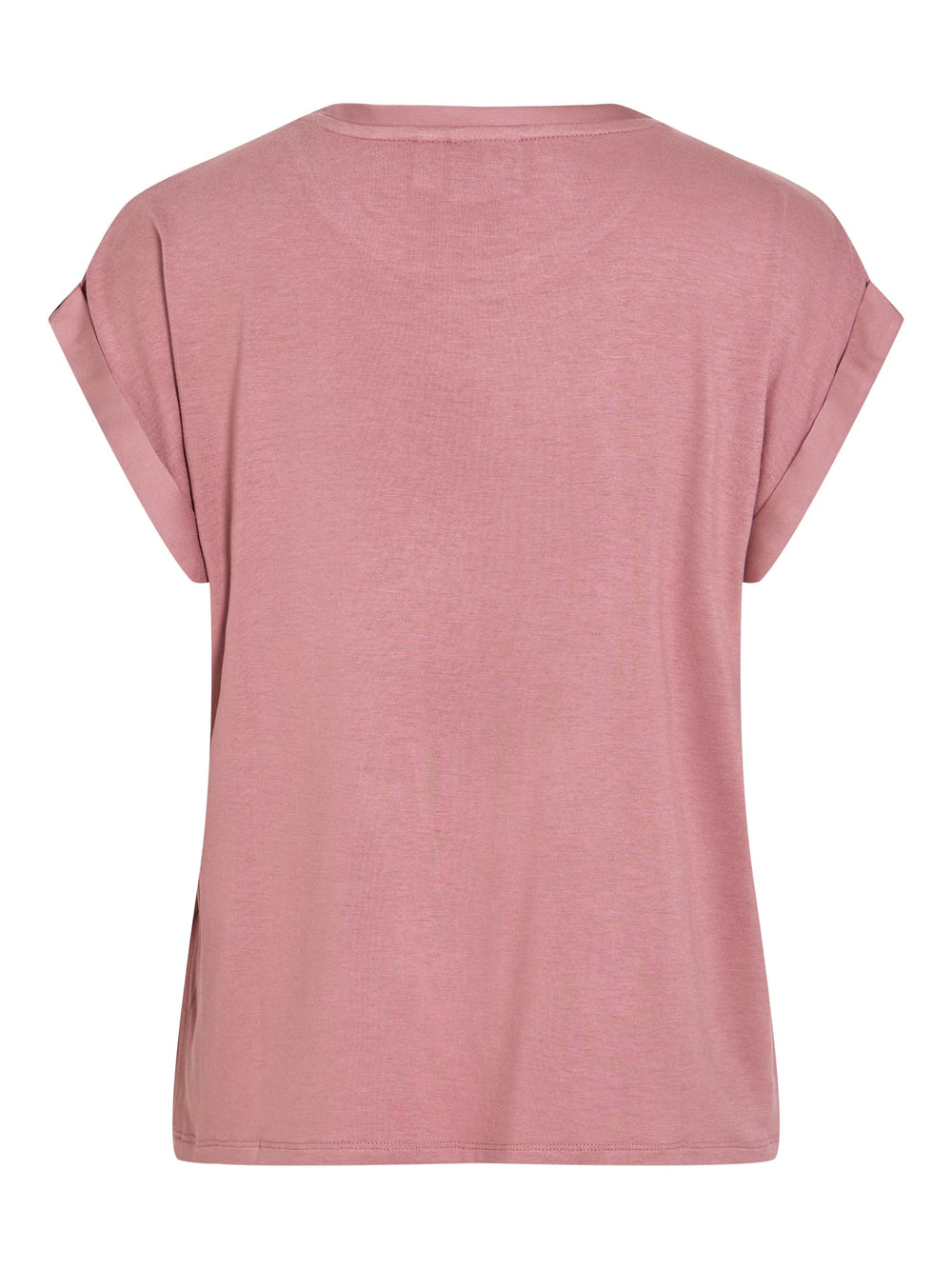 Vila VIELLETTE S/S SATIN TOP oud roze – dames blouse