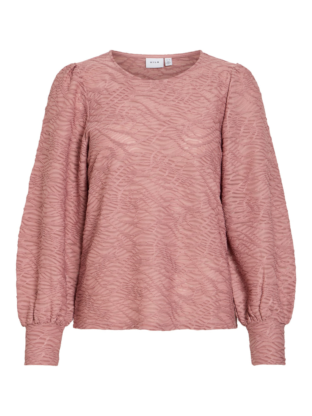Vila Fina blouse oud roze – dames top l/m