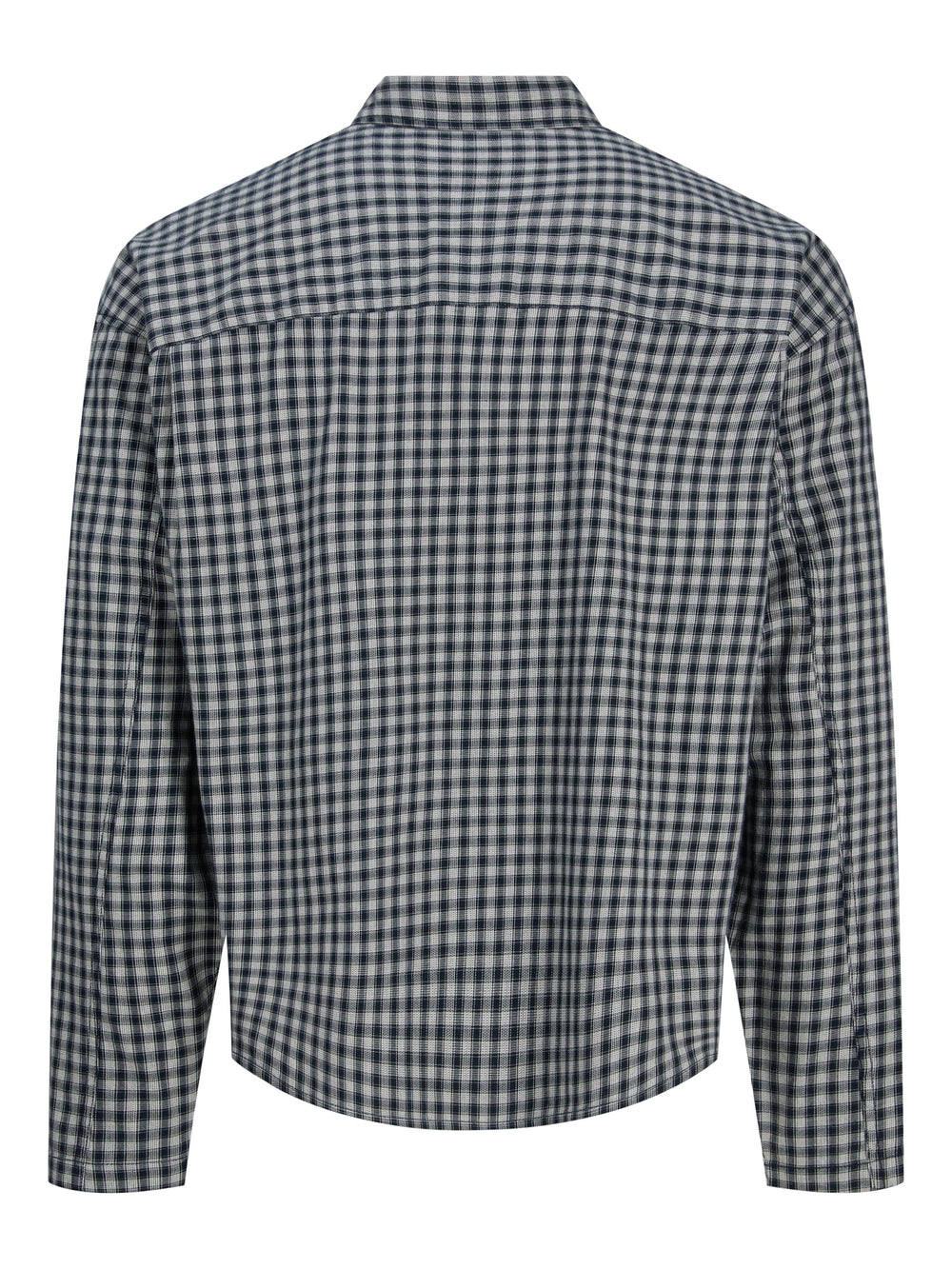 Jack & Jones 12277479 Austin overhemd l/m heren blauw dessin