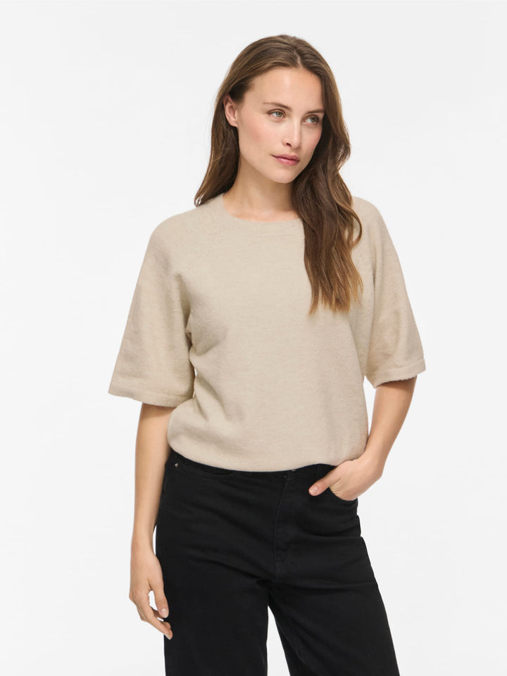 Vila 14113017 Liga trui dames - beige