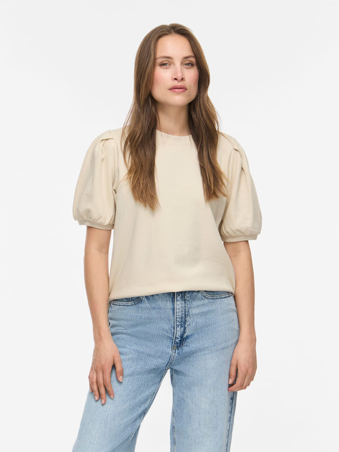 Vila 14115674 Harisa top k/m beige