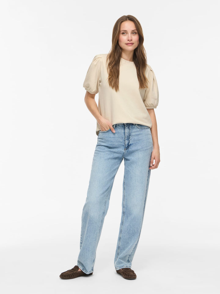 Vila Harisa top beige – dames