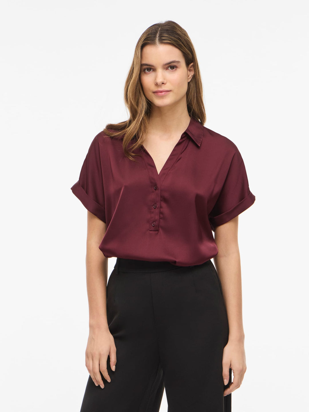 Vila Enna polo k/m bordeaux – dames