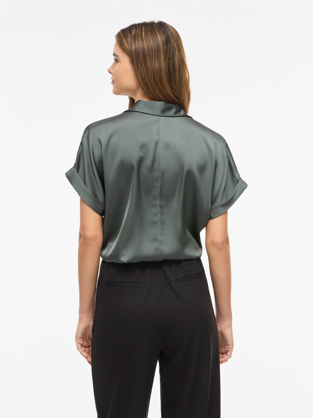 Vila 14107405 Enna polo k/m dames olijf