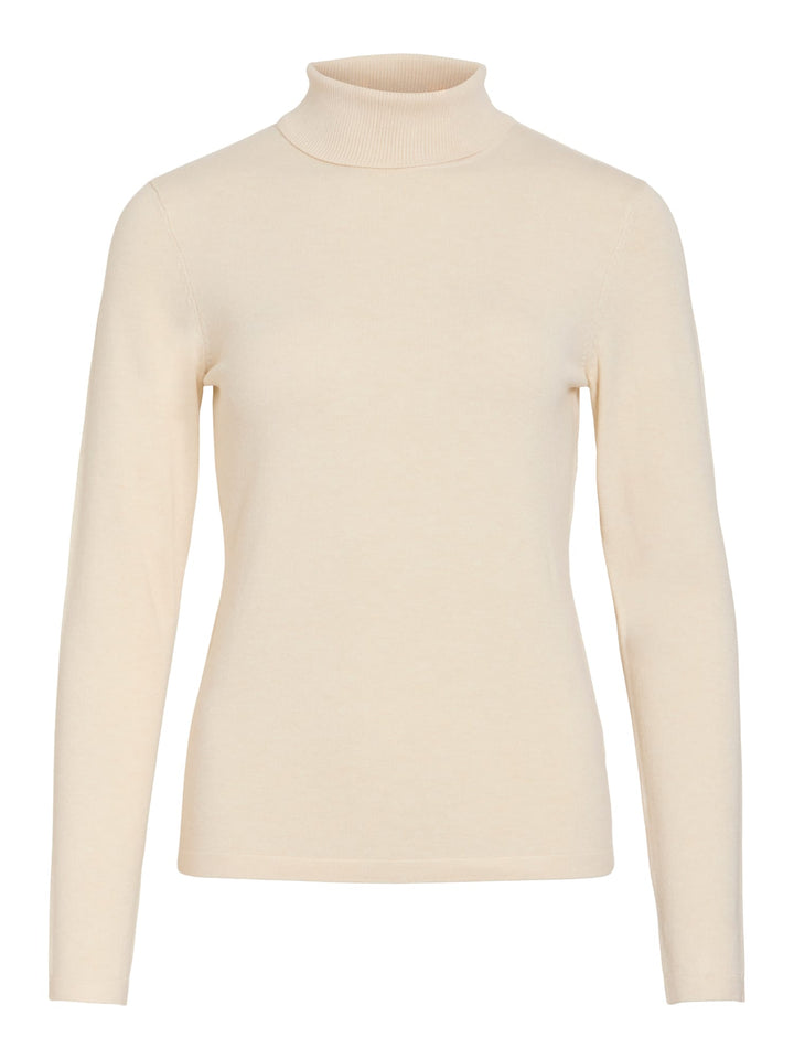 Vila 14115276 malu top l/m dames zand