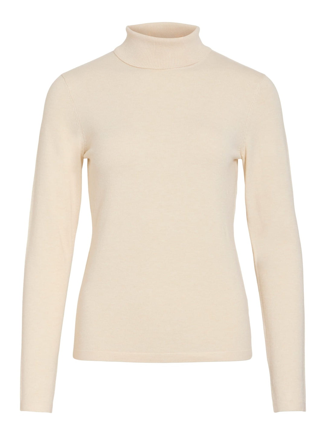 Vila 14115276 malu top l/m dames zand