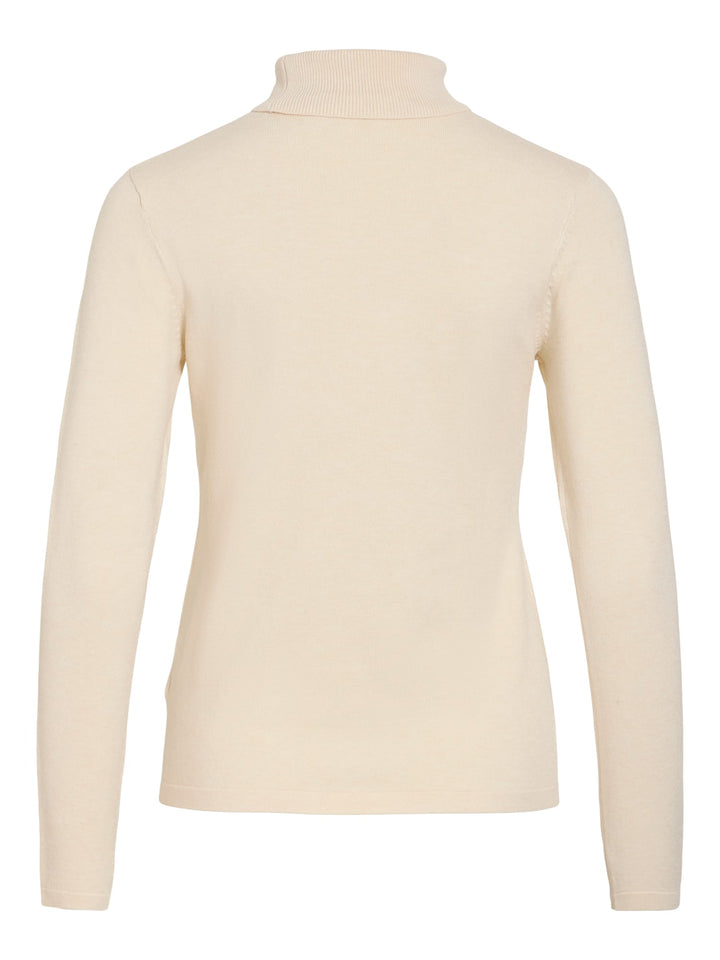 Vila 14115276 malu top l/m dames zand