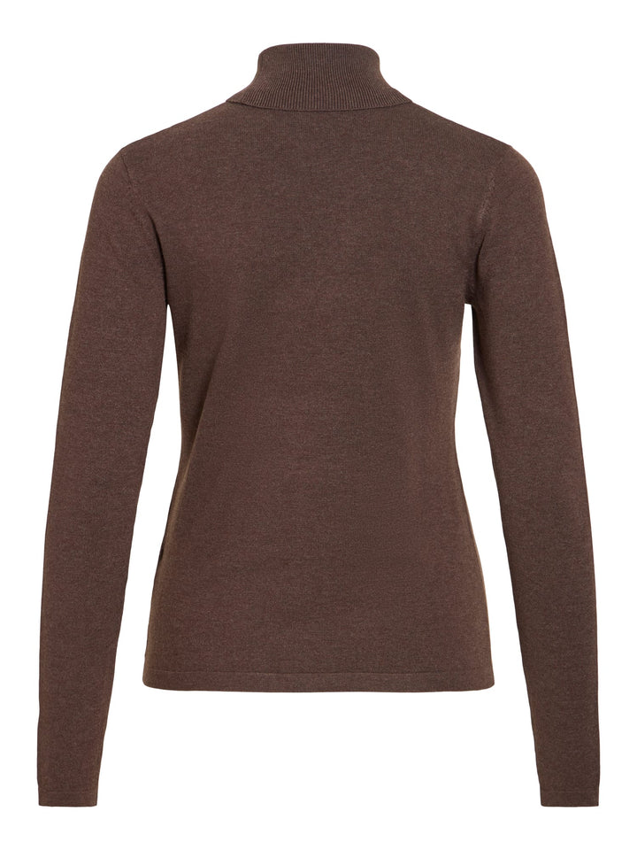 Vila 14115276 Malu top l/m dames bruin