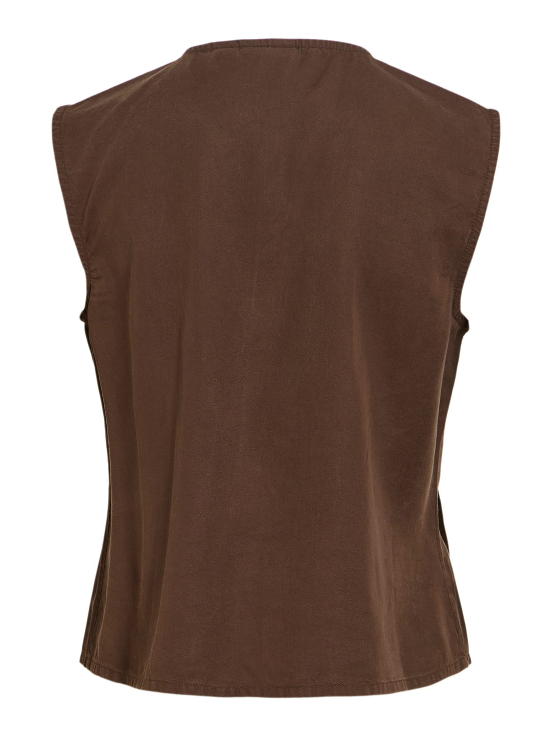 Vila VITEVIRA SL TIESTRING TOP bruin – dames top