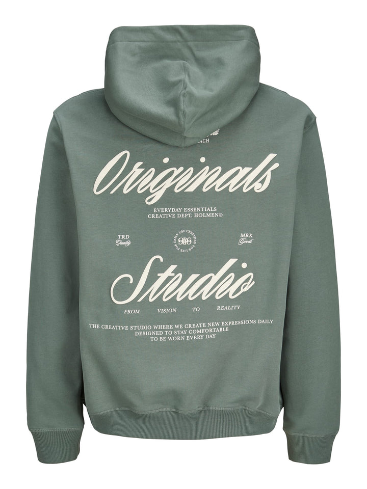 jack & jones kids Norrebro hoodie olijf – jongens