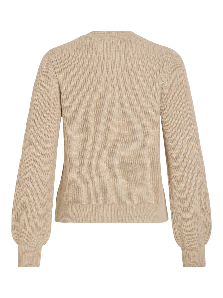 Vila 14117469 Cutie vest gebreid dames beige