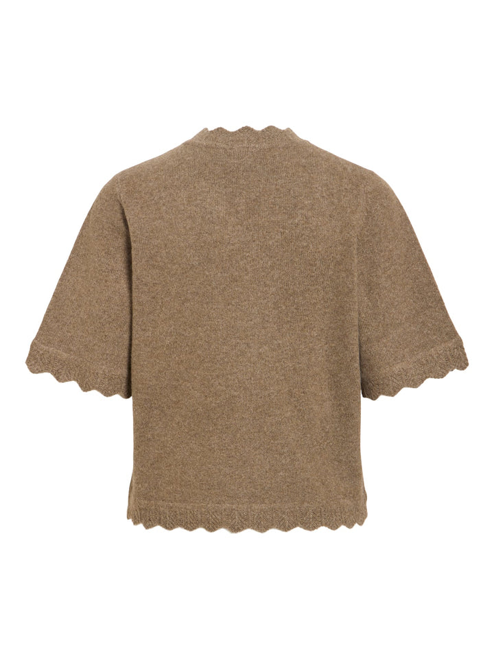 Vila NIKOLINA T-shirt bruin – dames