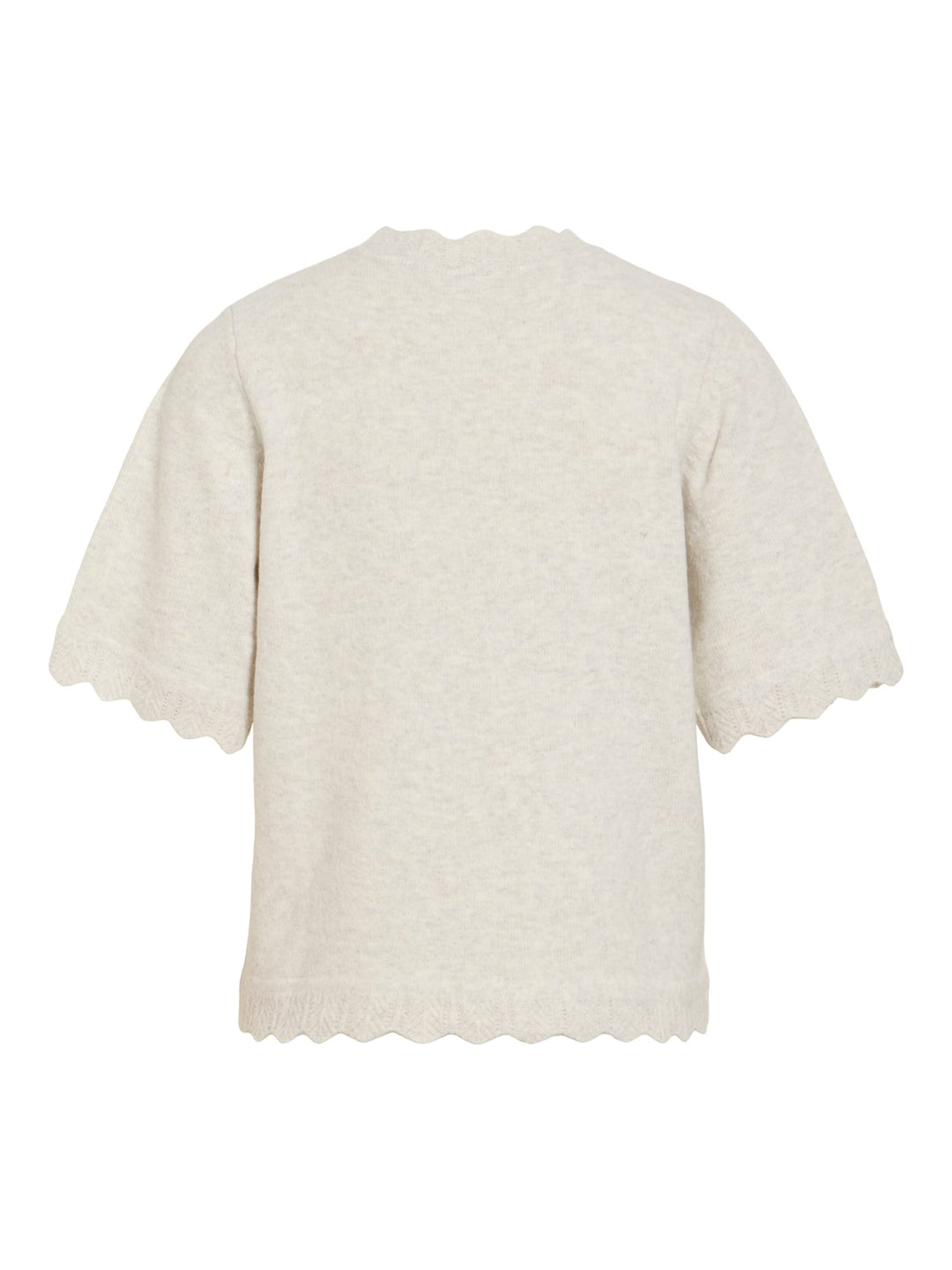 Vila 14119188 NIKOLINA t-shirt k/m dames wit dessin