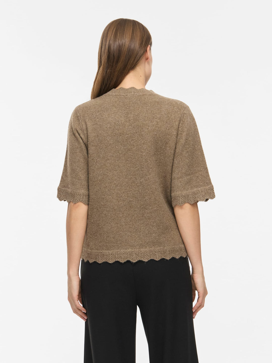 Vila NIKOLINA T-shirt bruin – dames