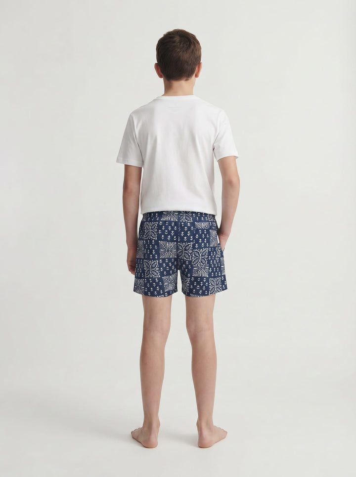 Jack & Jones Kids zwembroek jongens blauw dessin