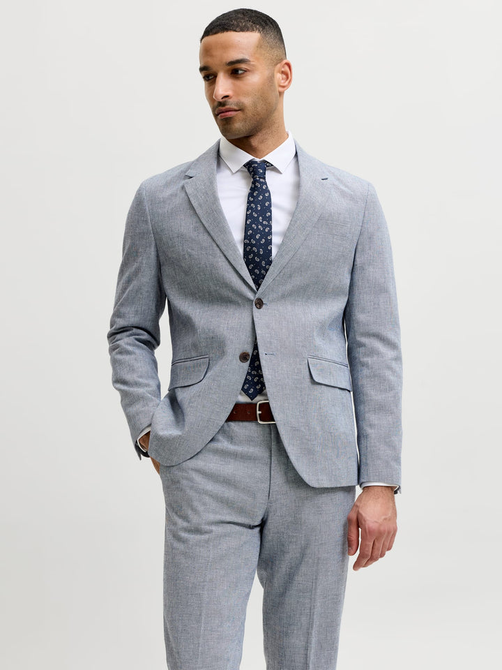 Jack & Jones 12291806 Martin colbert blauw melee – heren