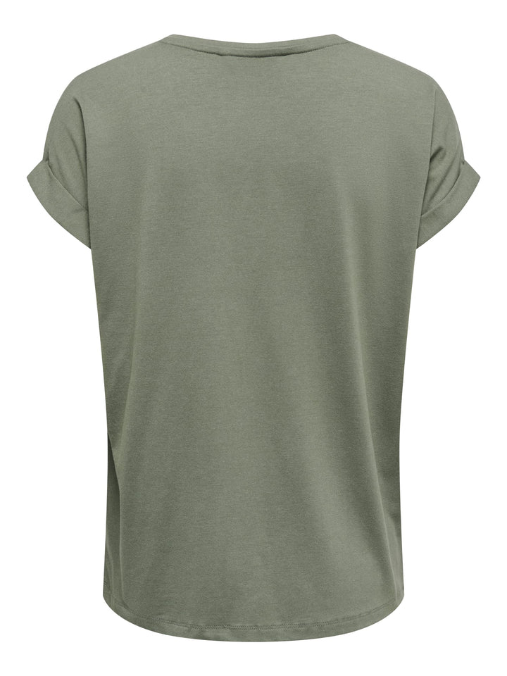 Only 15106662 Moster t-shirt k/m dames olijf