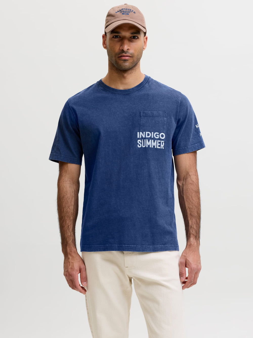 Jack & Jones JPRBLUJACKSON SS TEE navy – heren T-shirt
