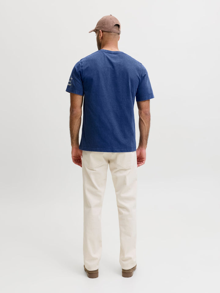 Jack & Jones JPRBLUJACKSON SS TEE navy – heren T-shirt