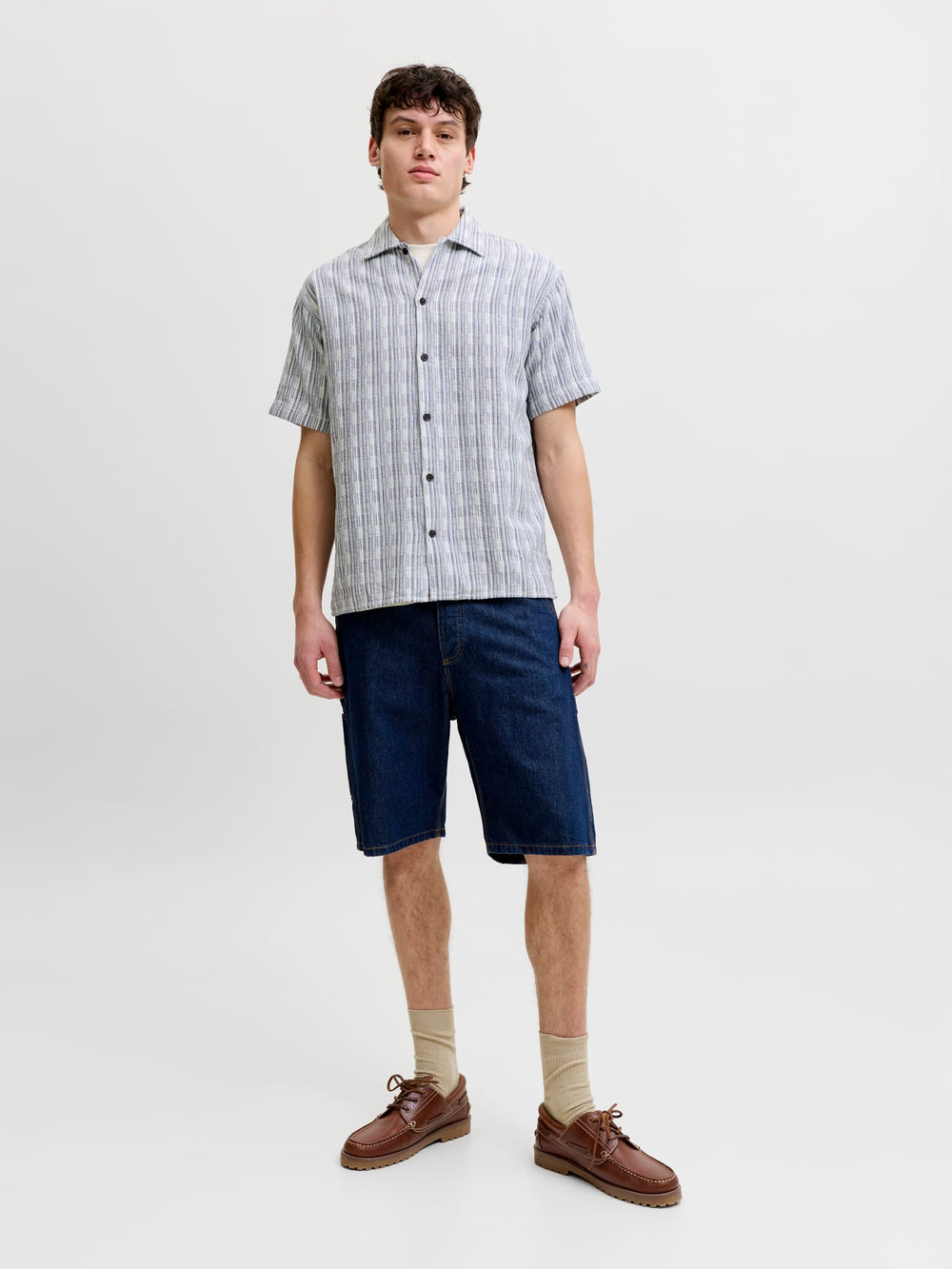 Jack & Jones Resort overhemd blauw dessin – heren