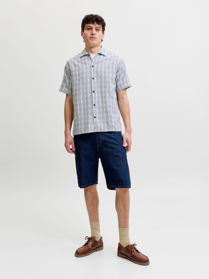 Jack & Jones Resort overhemd blauw dessin – heren