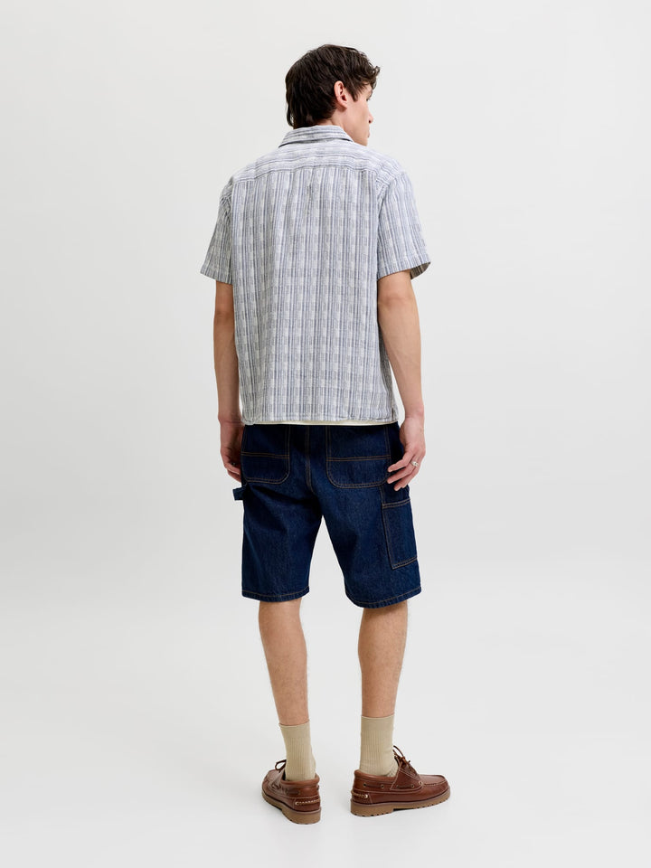 Jack & Jones Resort overhemd blauw dessin – heren
