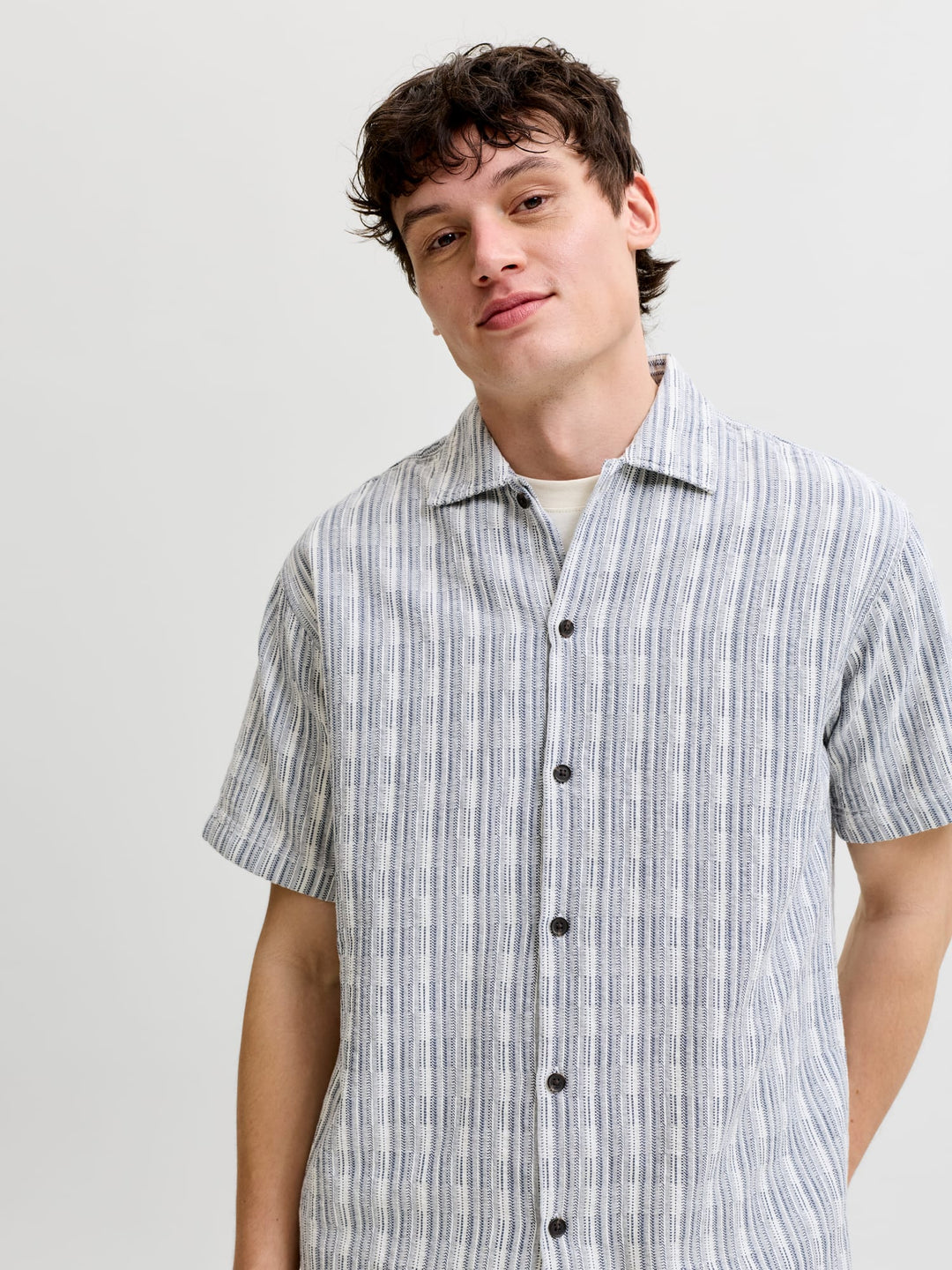 Jack & Jones Resort overhemd blauw dessin – heren