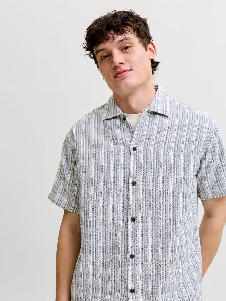 Jack & Jones Resort overhemd blauw dessin – heren