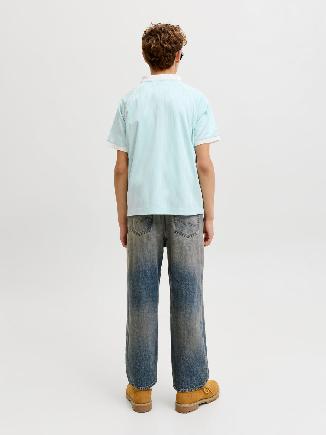 Jack & Jones Kids polo lichtblauw – jongens