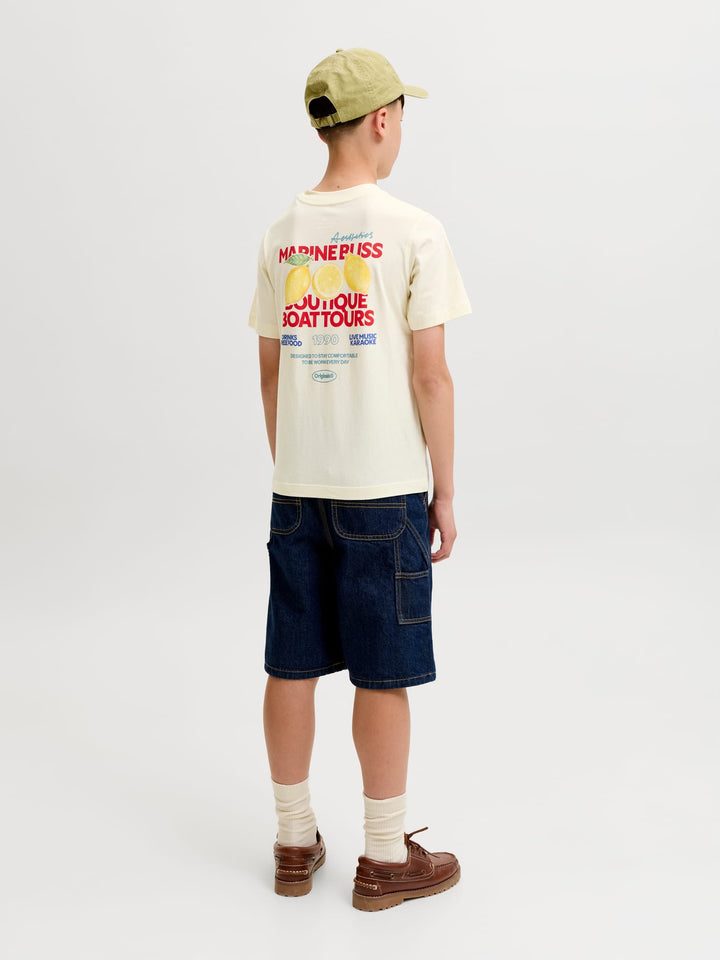 Jack & Jones Kids T-shirt ecru – jongens