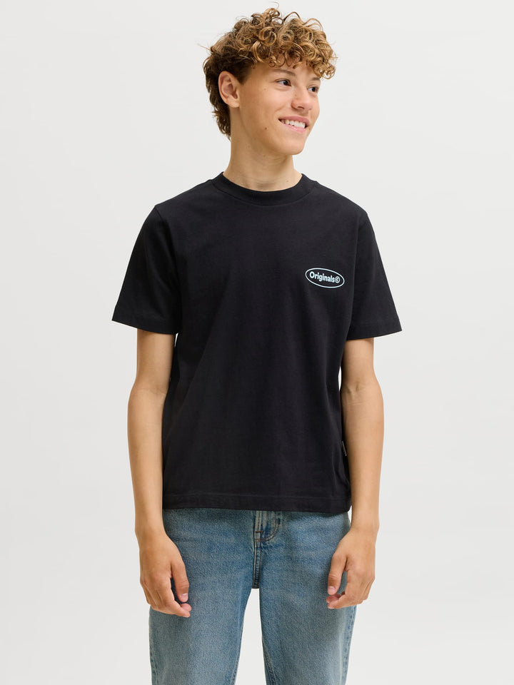 Jack & Jones Kids T-shirt K/M Zwart – Riviera