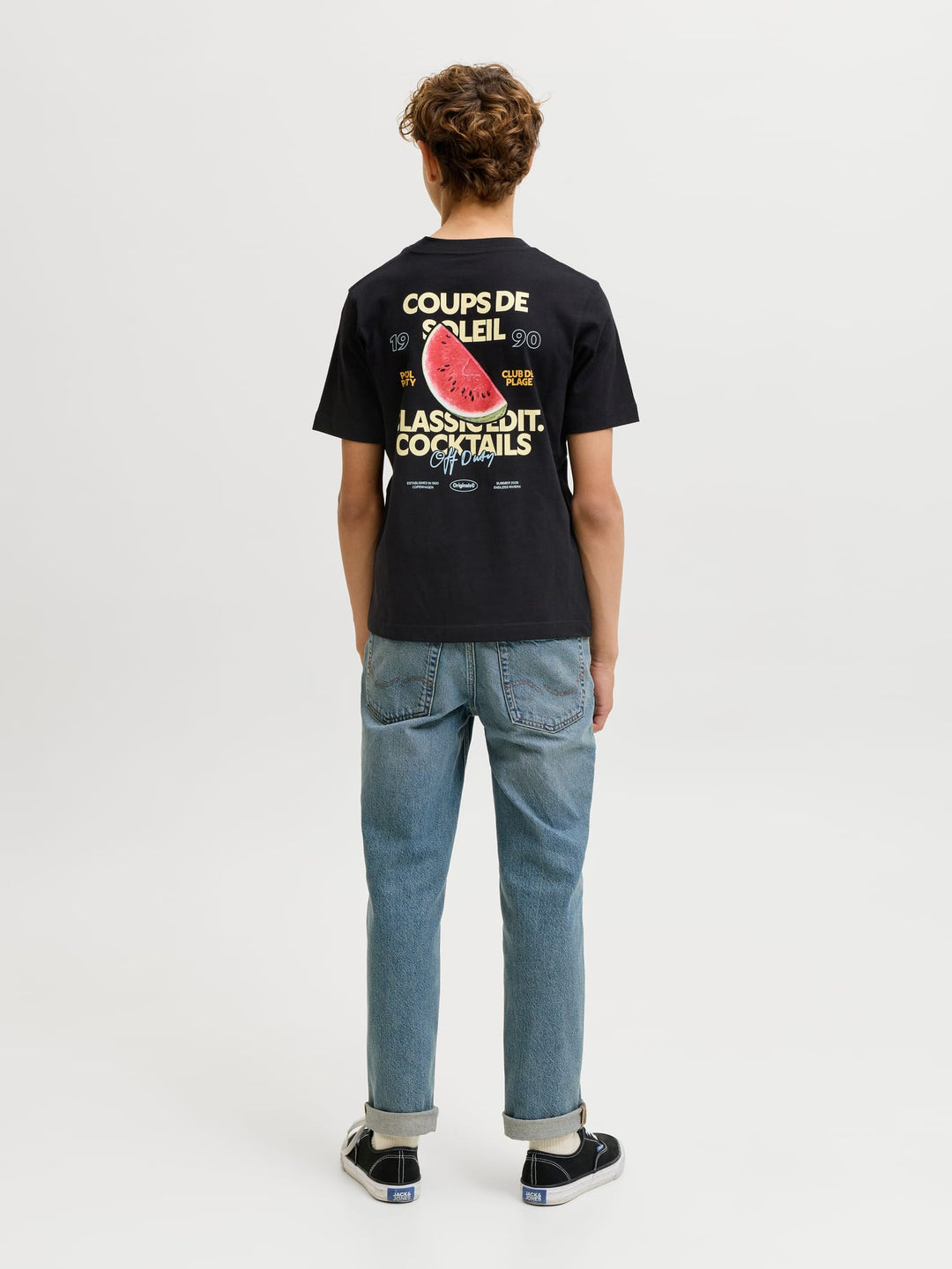Jack & Jones Kids T-shirt K/M Zwart – Riviera
