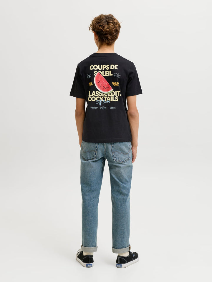 Jack & Jones Kids T-shirt K/M Zwart – Riviera