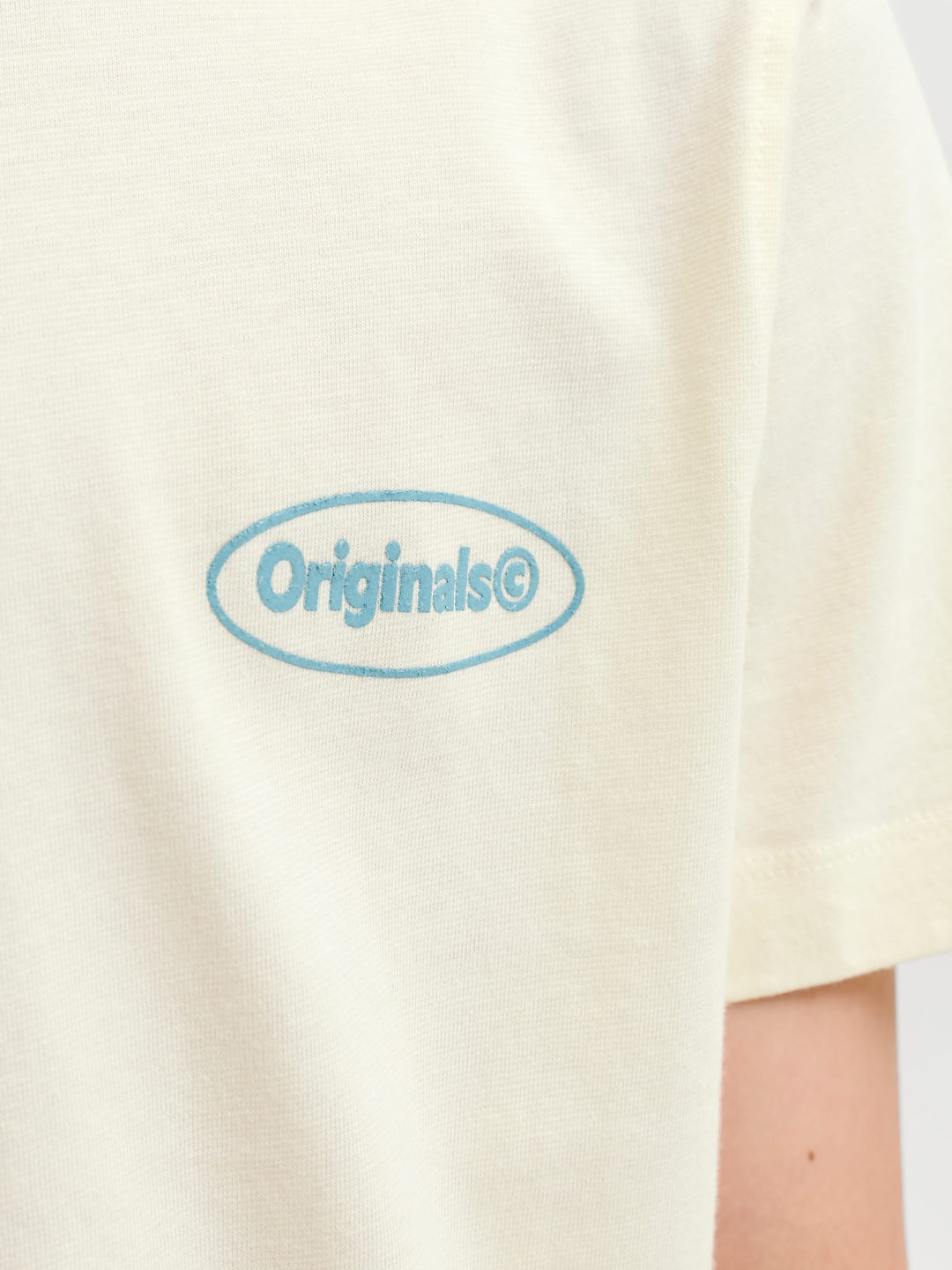 Jack & Jones Kids T-shirt ecru – jongens