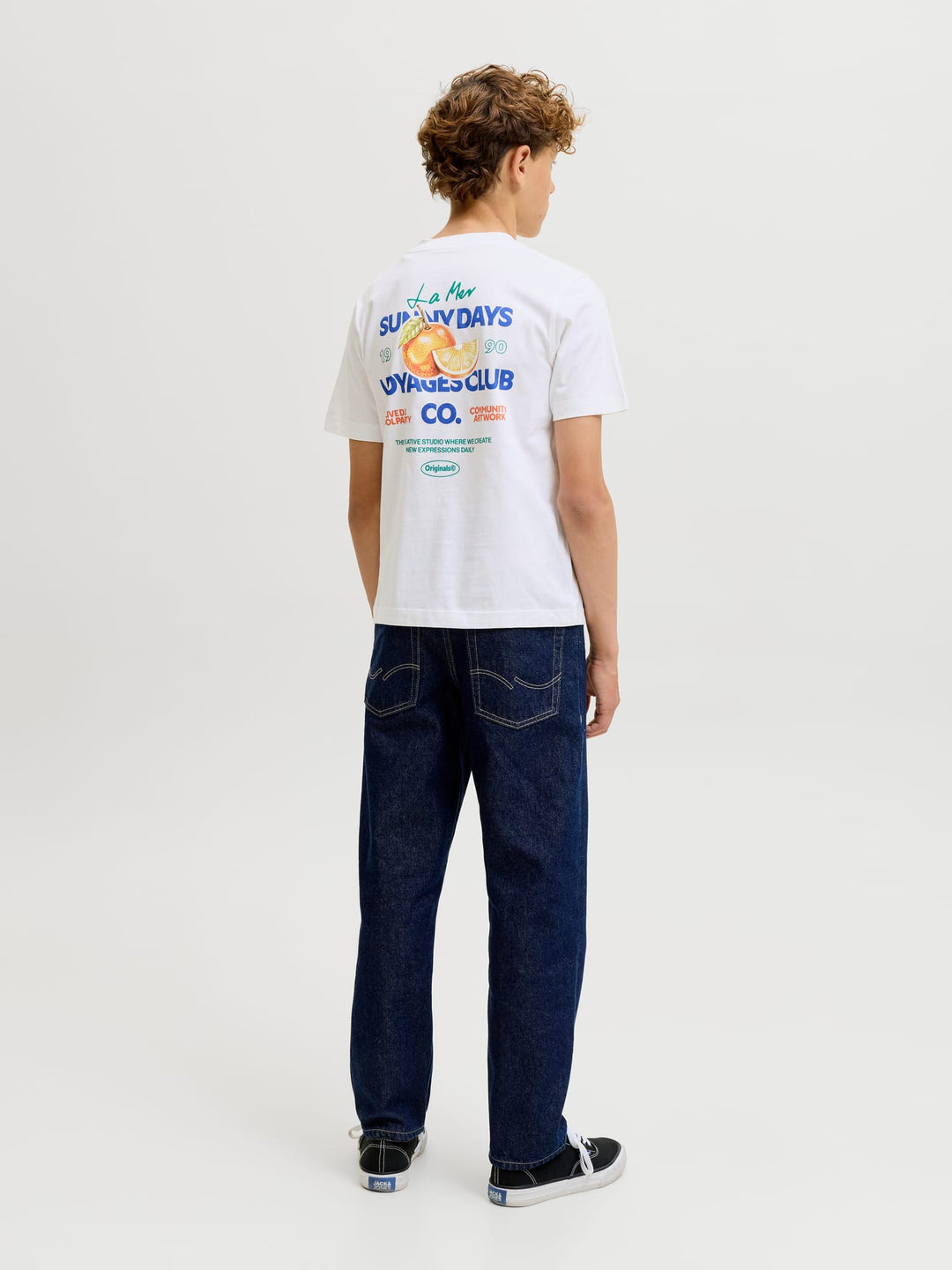 Jack & Jones Kids T-shirt Riviera – jongens - Wit