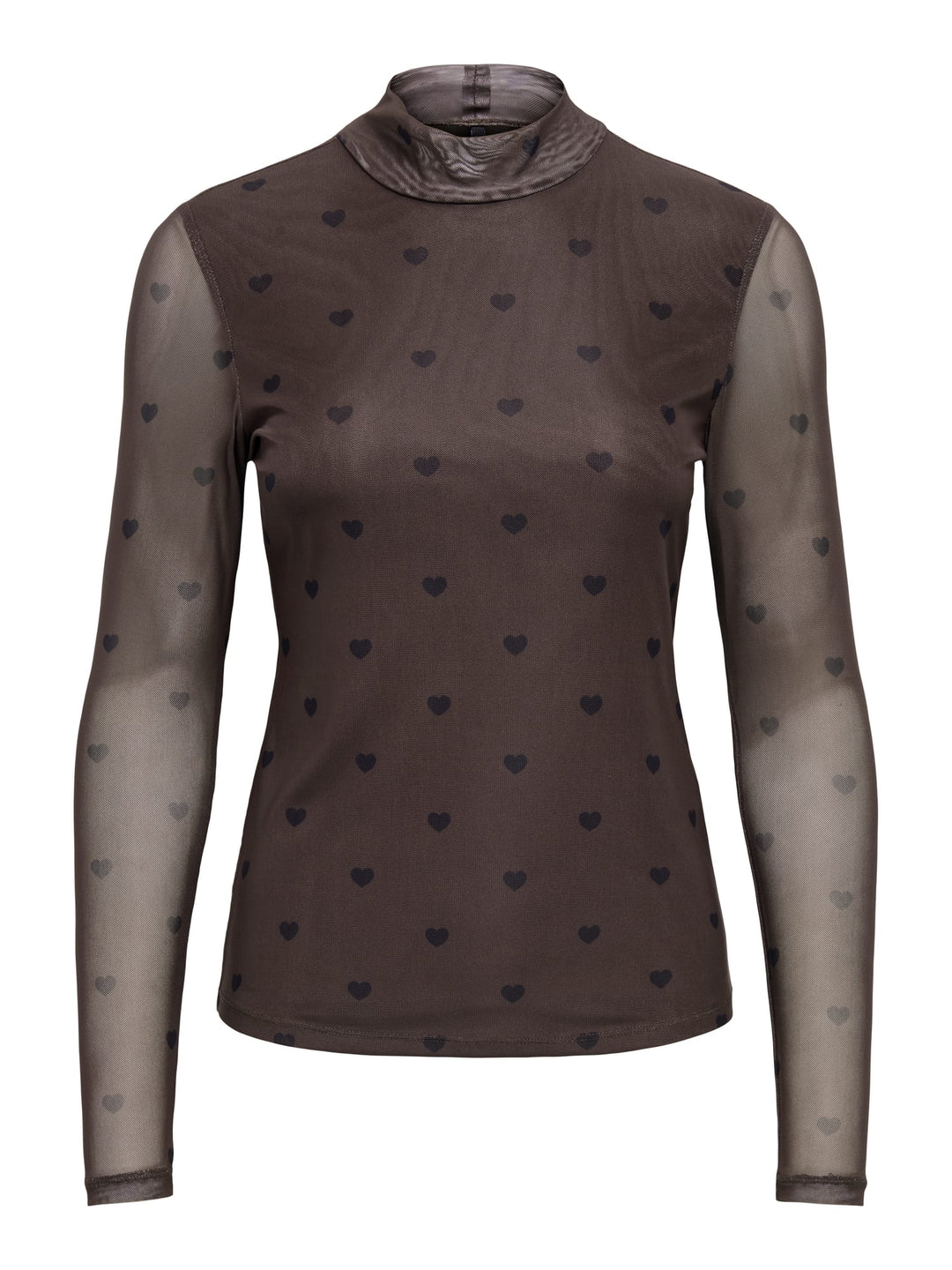 Only t-shirt l/m dames bruin – Erica