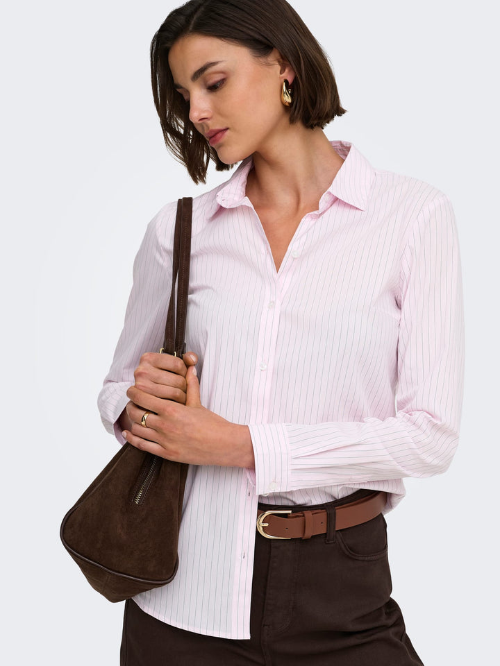 Jacqueline de Yong blouse l/m dames roze dessin – JDYMIO