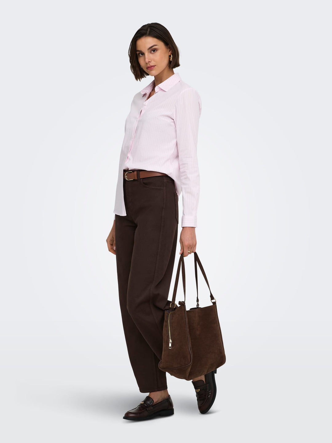 Jacqueline de Yong blouse l/m dames roze dessin – JDYMIO