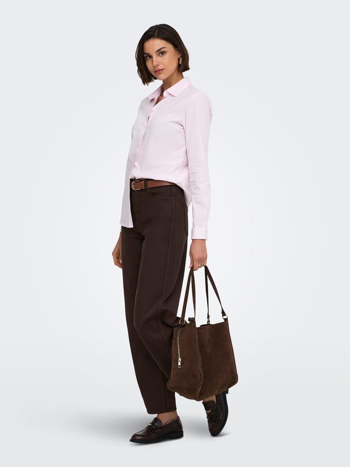 Jacqueline de Yong blouse l/m dames roze dessin – JDYMIO