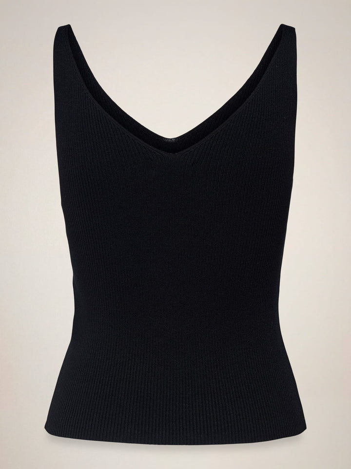 Jacqueline de Yong Nanna zwart – dames singlet
