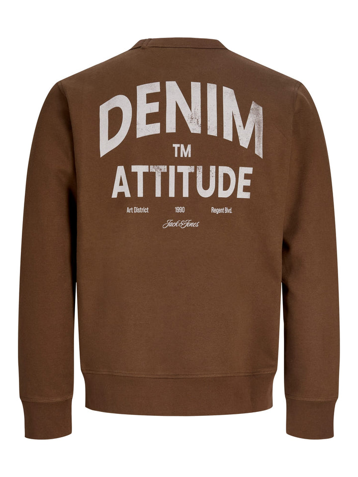 Jack & Jones Dover sweater bruin – heren