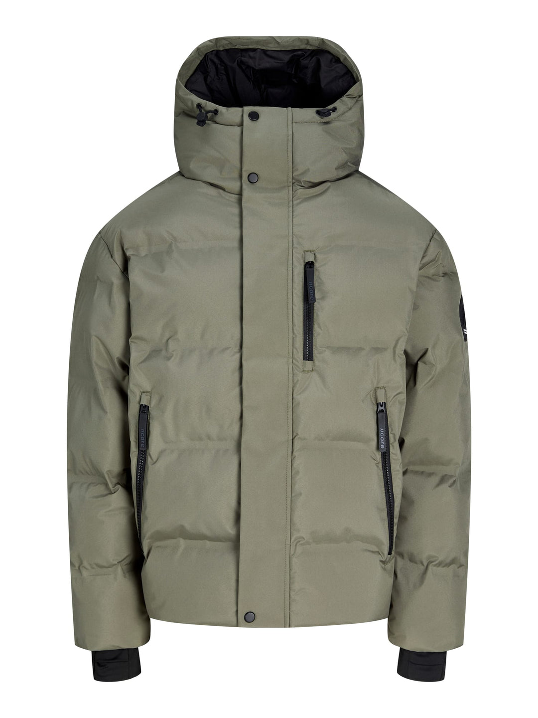 Jack &amp; Jones 12299845 trace winterjas heren olijf