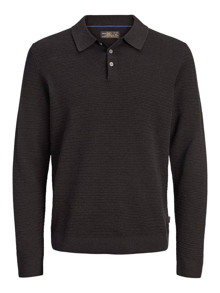 Jack & Jones Bluriley polo l/m bruin – heren