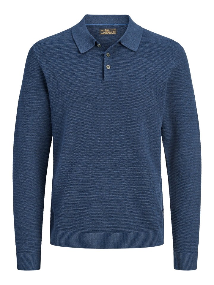Jack & Jones Bluriley polo l/m navy – heren