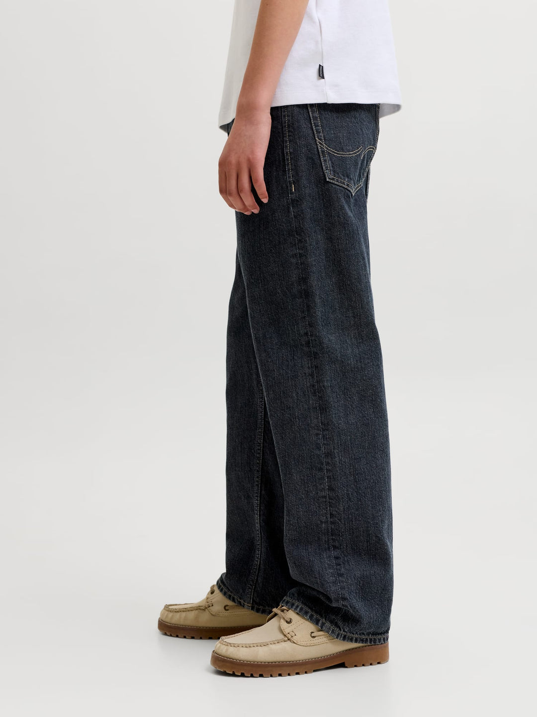 jack & jones kids baggy fit jeans blauw – jongens - Blue Denim