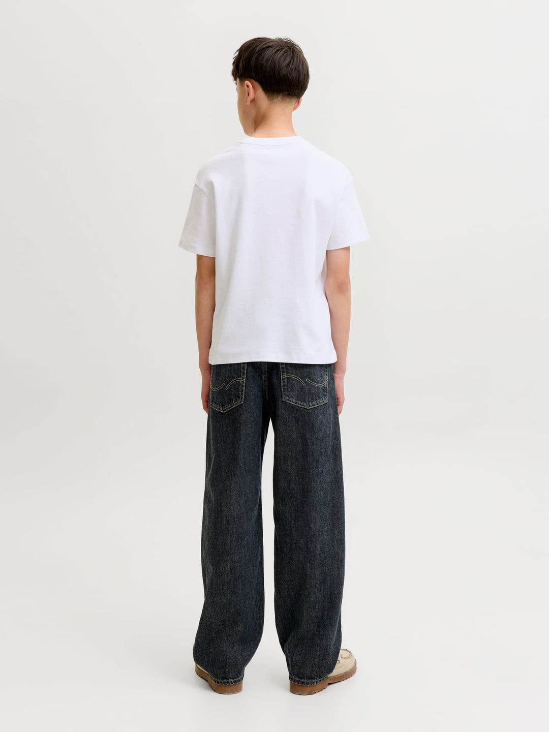 jack & jones kids baggy fit jeans blauw – jongens - Blue Denim