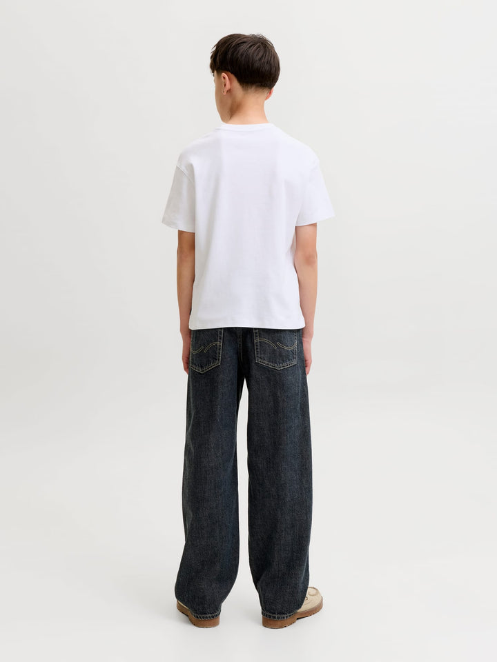 jack & jones kids baggy fit jeans blauw – jongens - Blue Denim